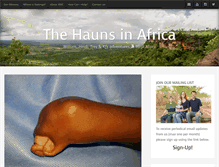 Tablet Screenshot of haunsinafrica.com